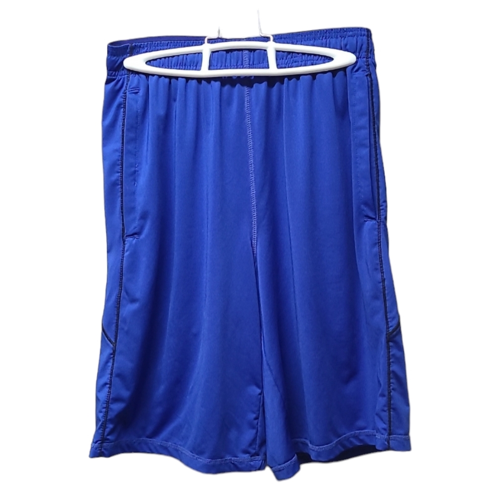 Devops mens blue black athletic shorts small
